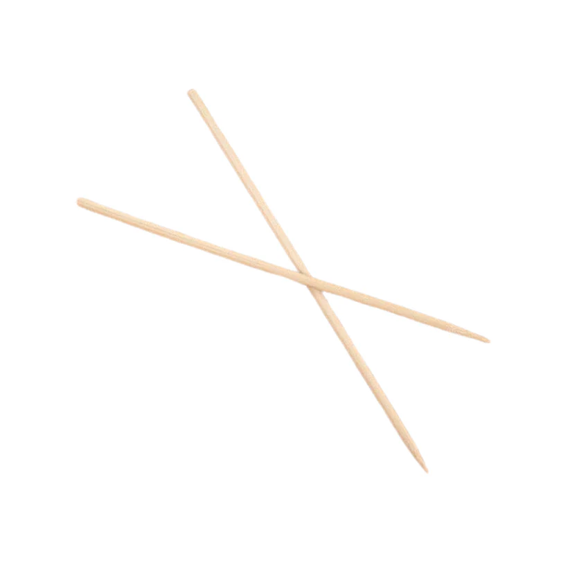 20cm Bamboo BBQ Skewers – Pack for Meat & Fruit