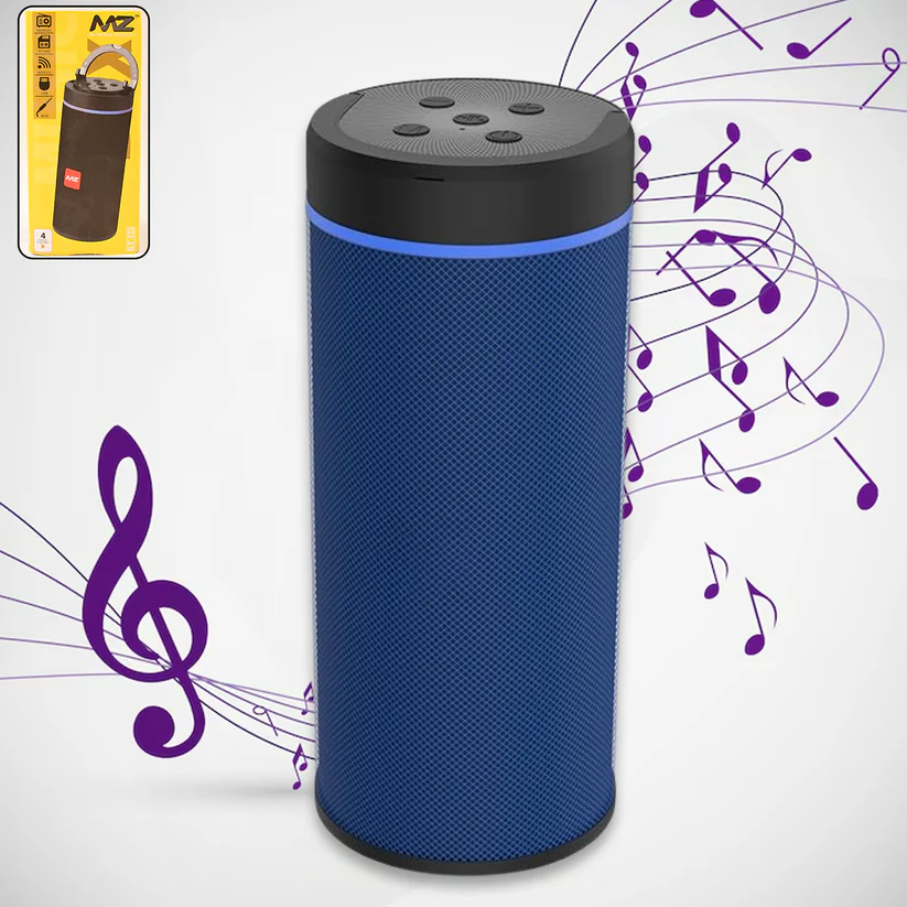 Portable Rechargeable Bluetooth Speaker – Loud & Splash Resistant