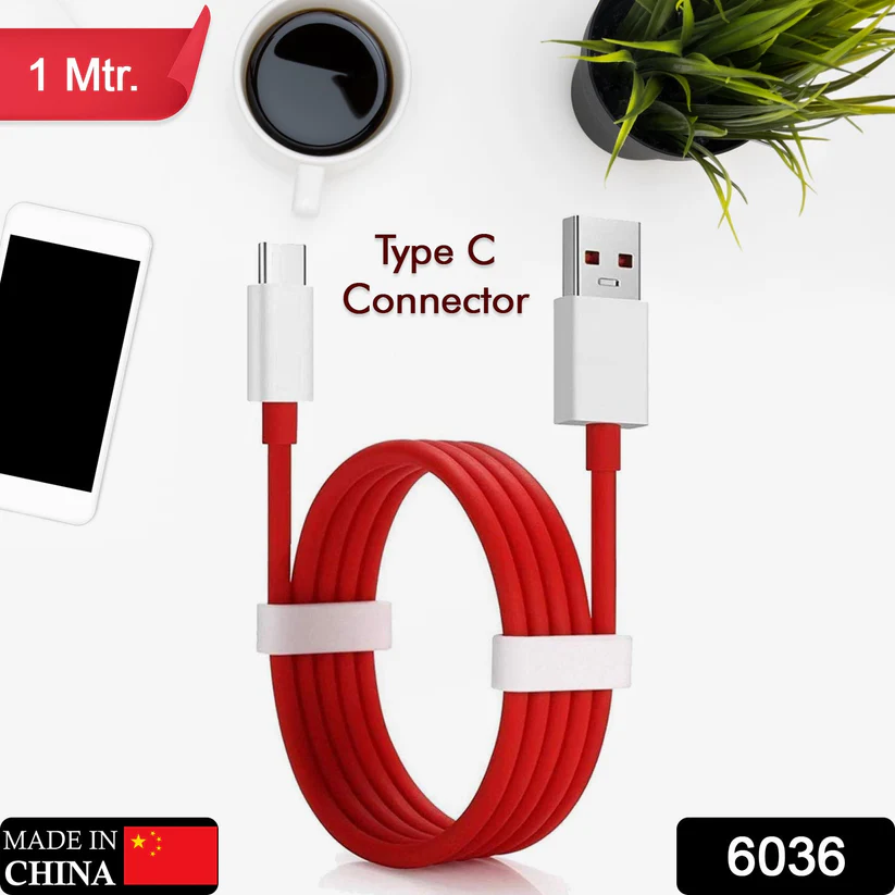 Fast Charging USB Type-C Cable – Data Transfer Supported