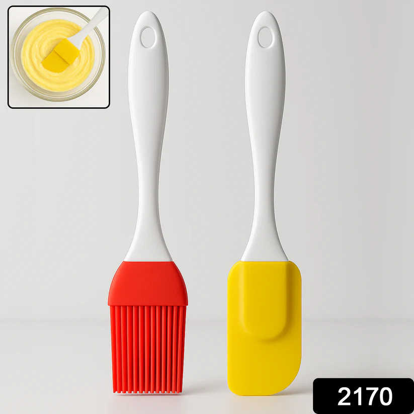 Spatula and Pastry Brush for Cake Decoration 