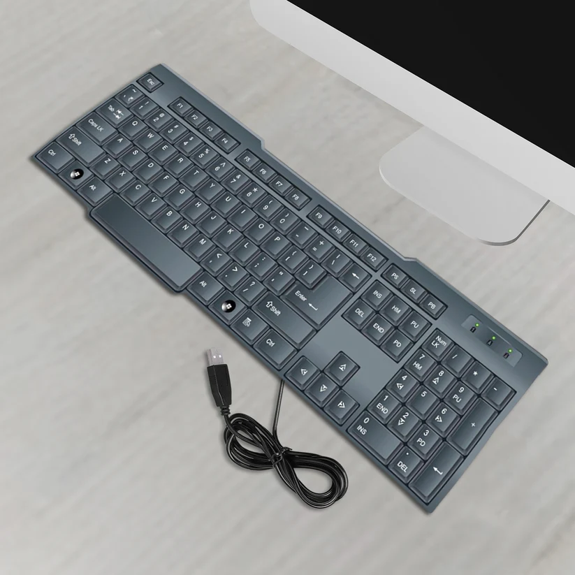 Wired USB Keyboard 104 Keys