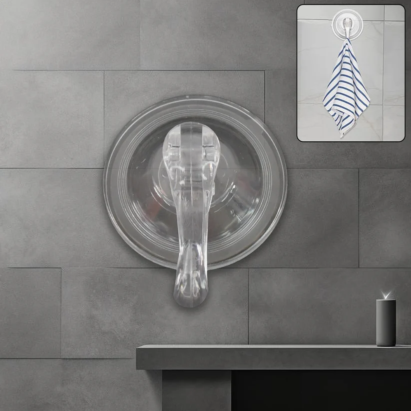 Plastic Suction Cup Hook (1 Pc) 