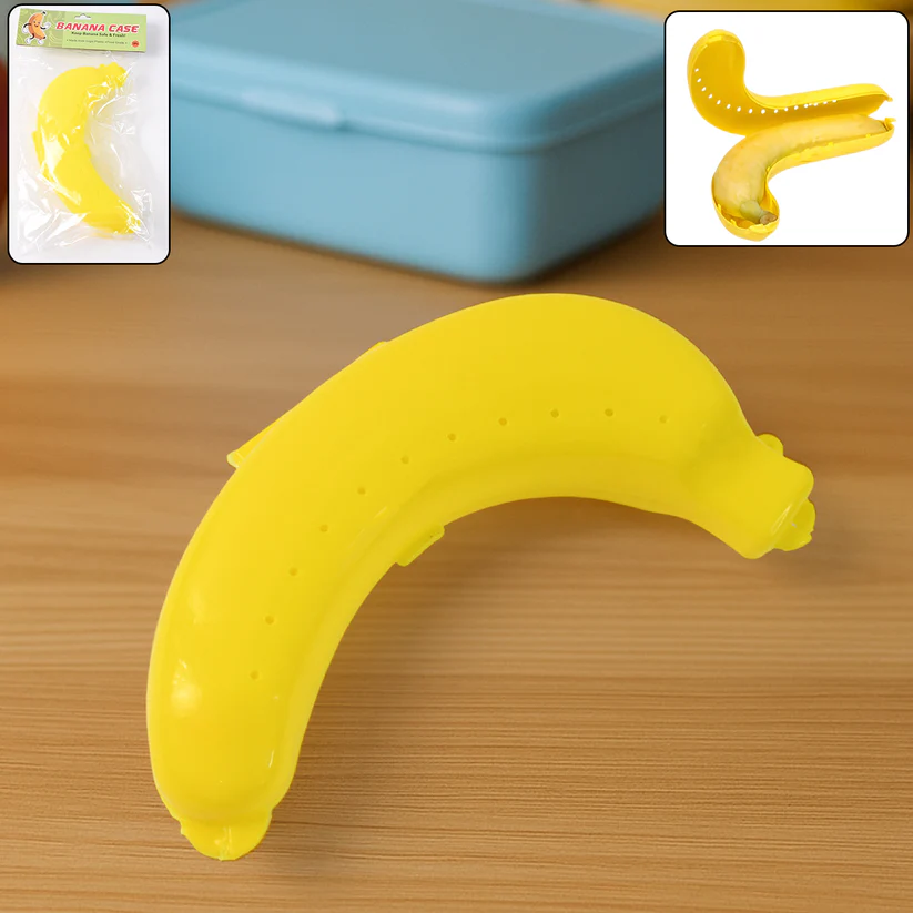 Banana Case Lunch Box Yellow 