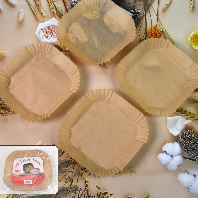 Square Air Fryer Disposable Paper Liner (50 Pcs Set / 160mmx45mm) 