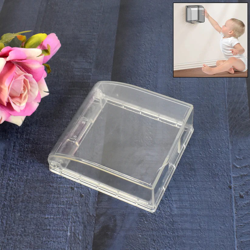 Weatherproof Outlet Cover Outdoor Plug and Receptacle Protector for Bathroom Clear (1 pc) 