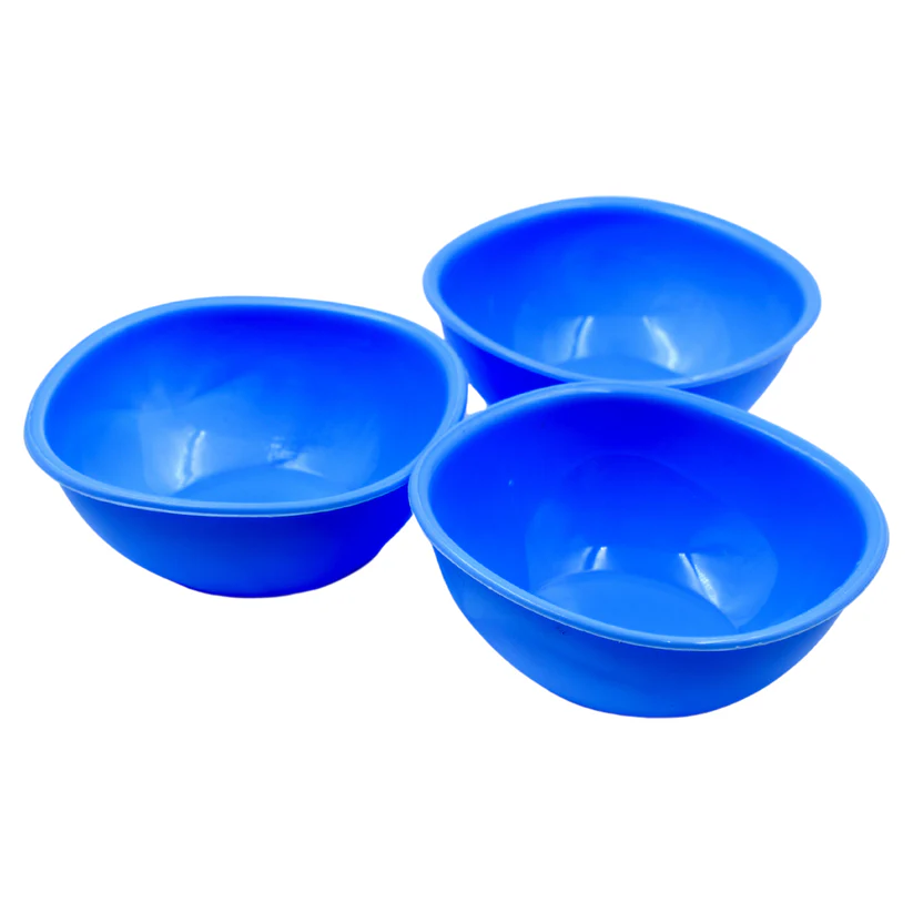 BPA Free Plastic Bowl Set for Cereal, Salad, Rice, Soup, Pasta, Snack Bowl, Microwave Safe, Dishwasher Safe (3 Pcs Set) 