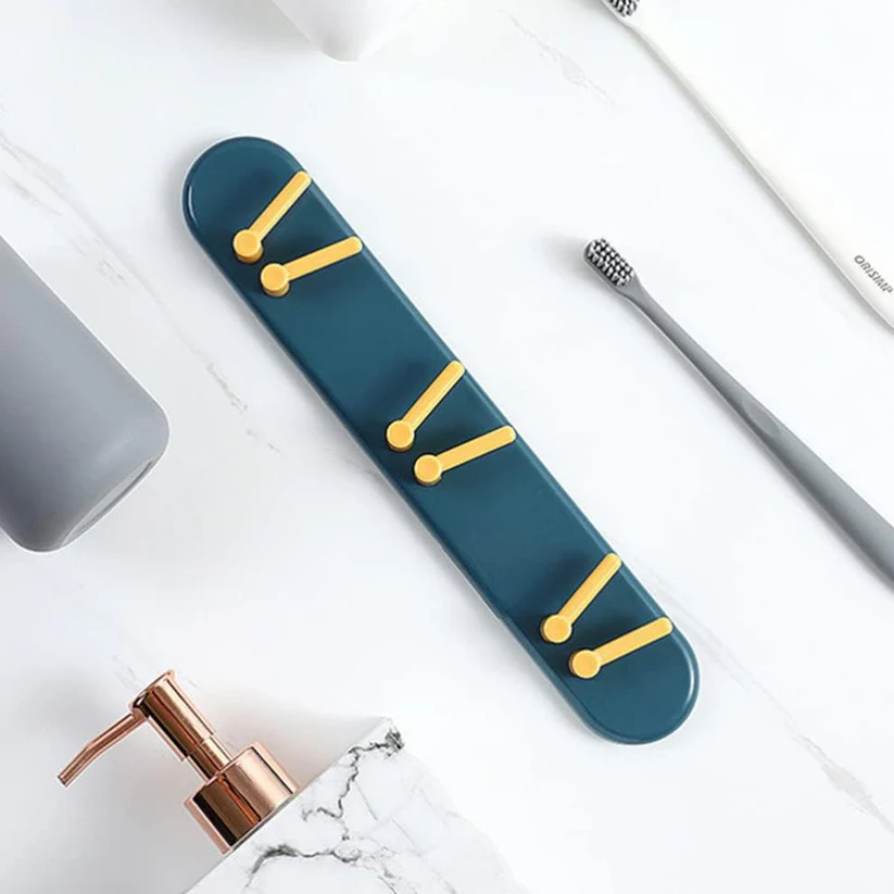 Wall-Mounted Toothbrush Holder – Bathroom Organizer (1 Pc)