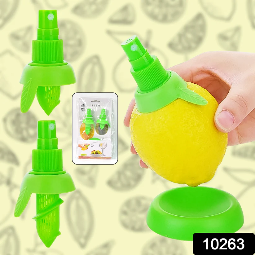 Creative Lemon Sprayer Fruit Juice Citrus Lime Juicer (3 Pcs Set) 