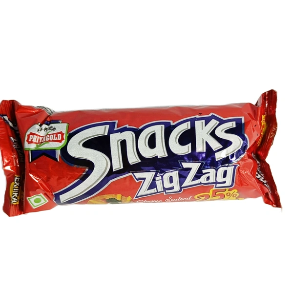 PRIYAGOLD Snacks Zig Zag Pack Of 10 Wholesale
