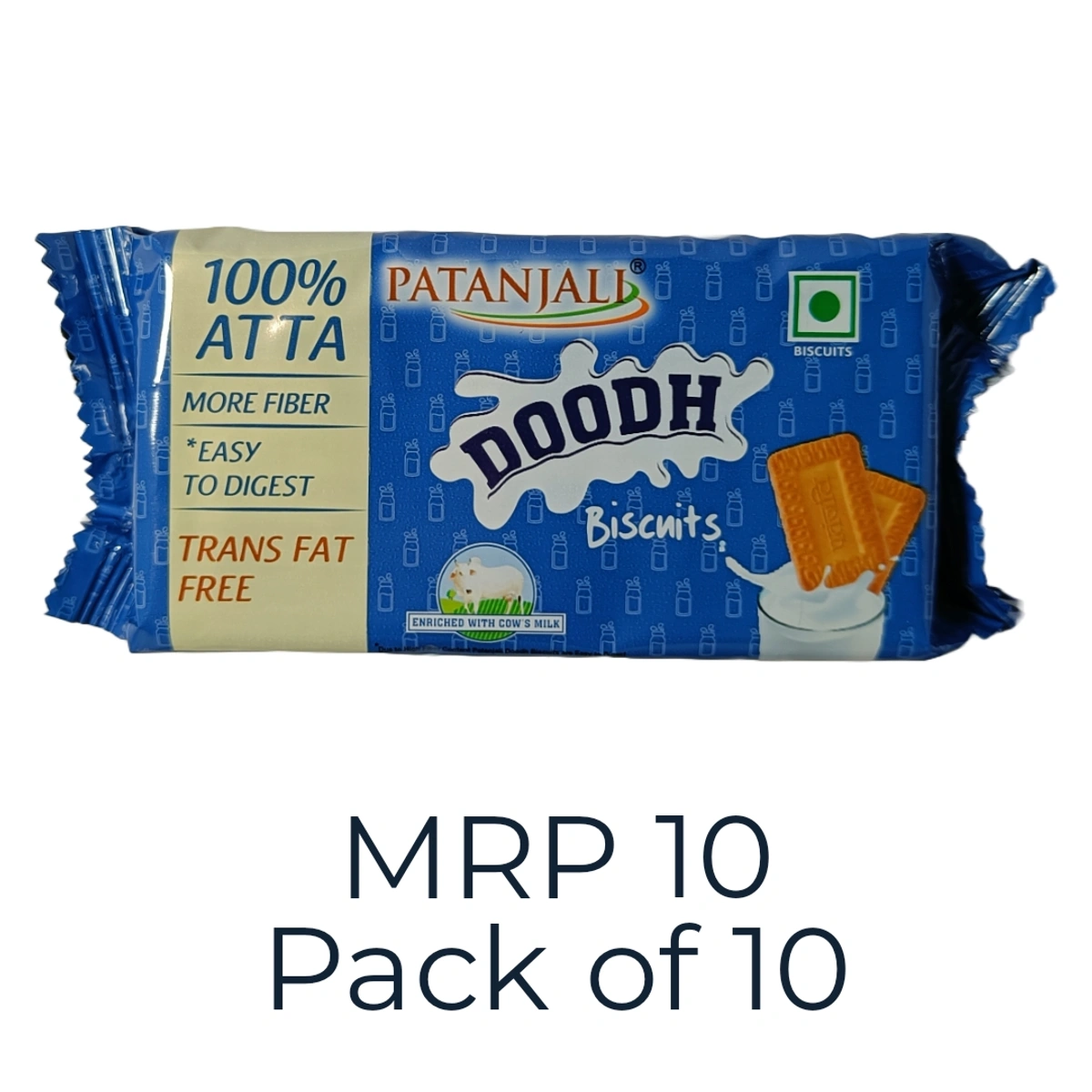 PATANJALI Doodh Biscuit Pack Of 10 Wholesale