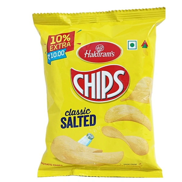 Haldiram's Chips Classic Salted Pack Of 10 Wholesale