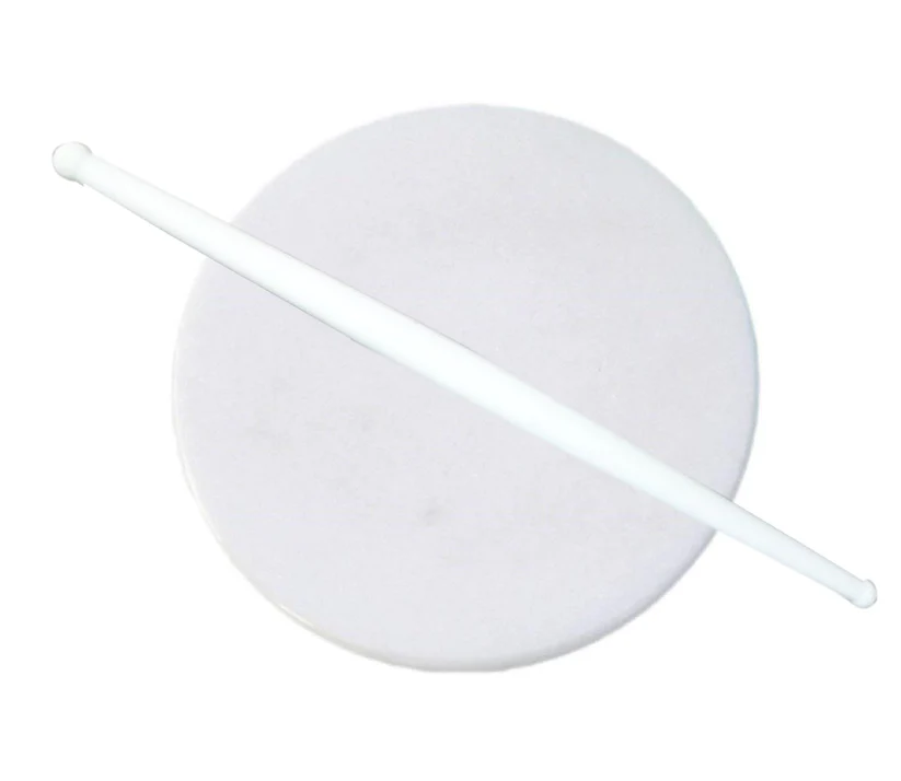 White Plastic Rolling Belan for Chapati Making 