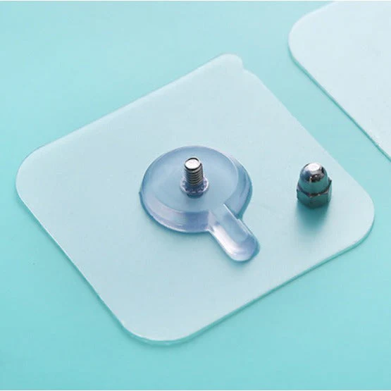 Adhesive Screw Wall Hook for Home & Office Hanging
