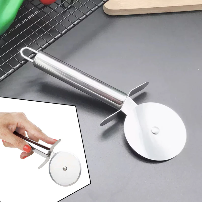 Stainless Steal Pizza Cutter Pastry Cutter Sandwiches Cutter 