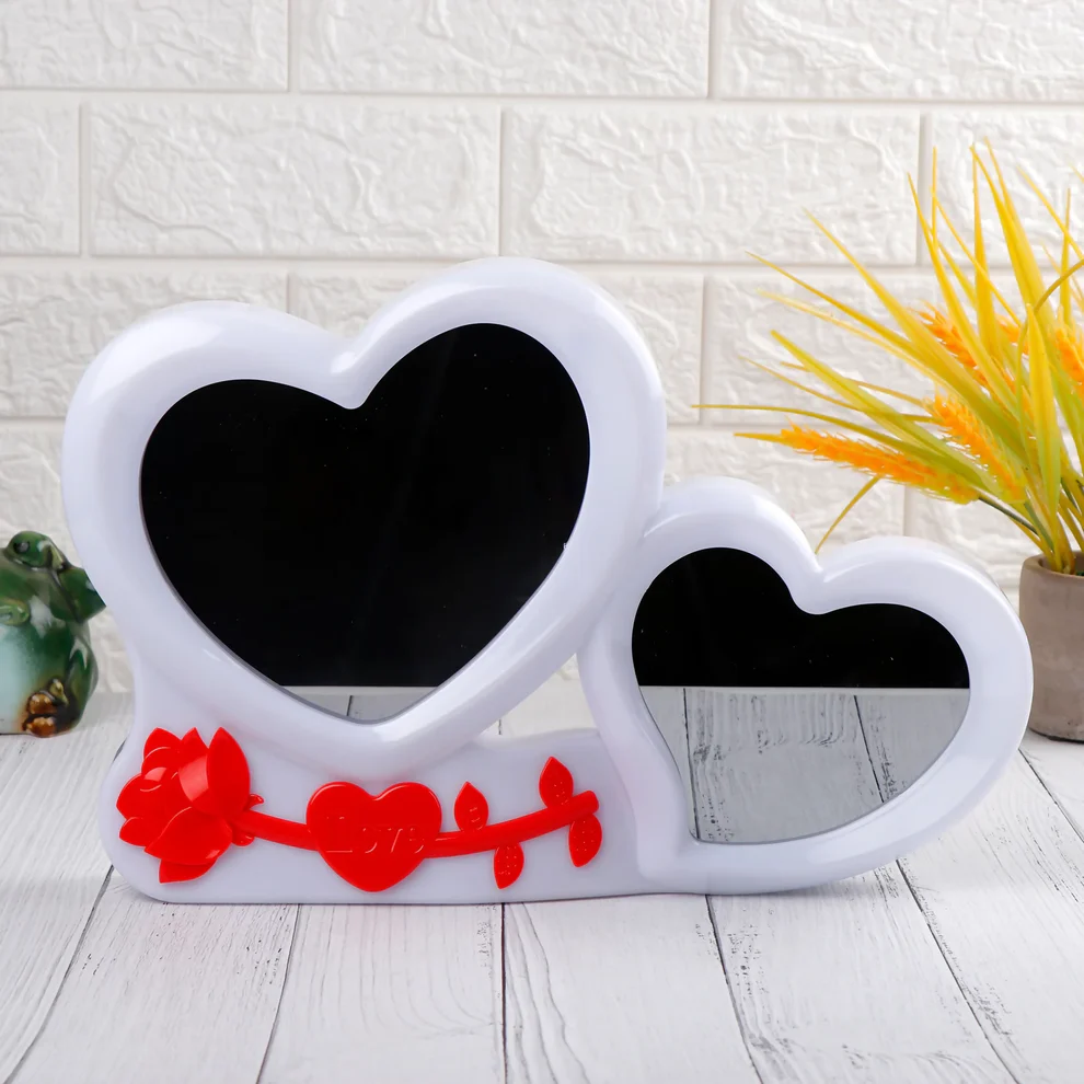 Heart LED Magic Mirror – Dual Mirror & Photo Frame