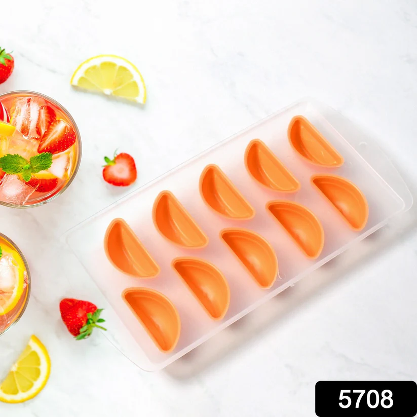 Creative Fruit-Shaped Silicone Ice Cube Tray (1 Pc)