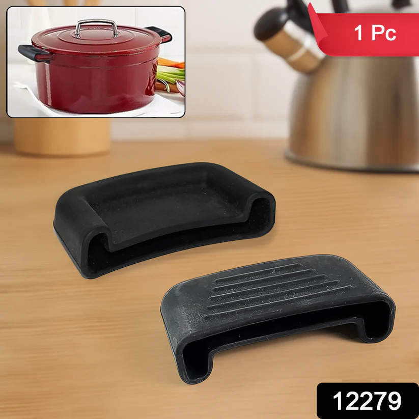 Premium Silicone Heat Resistant Pot Handle Cover for Cookware (1 Pc) 