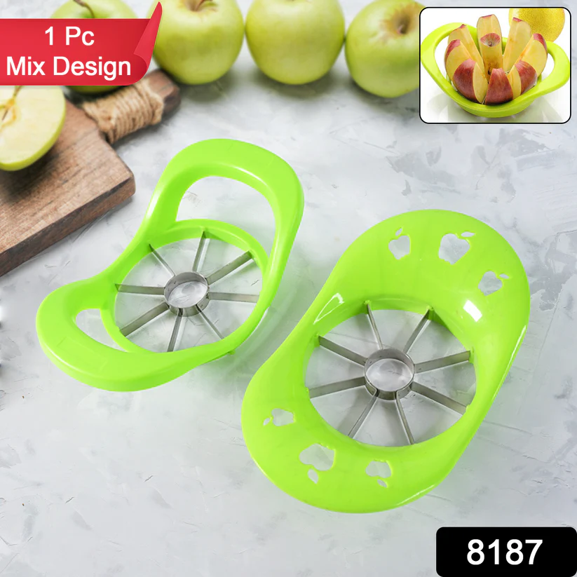 Multi Purpose Fruit Slicer Apple Cutter Regular With 8 Stainless Steel Blades Apple Slicer (1 Pc) 