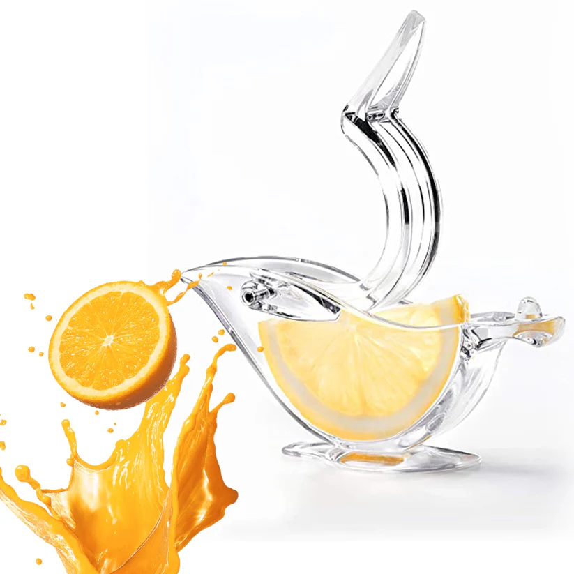 Bird-Shaped Lemon Squeezer for Citrus Fruits (Portable, Color Box) 