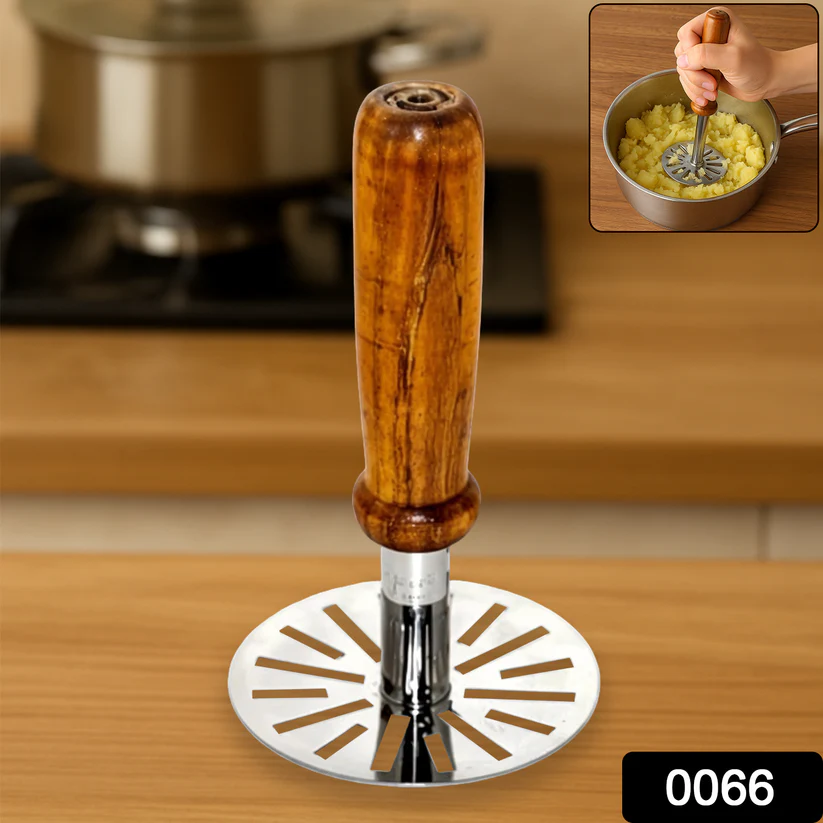 Paubhaji Masher used in all kinds of household and kitchen places for mashing and making paubhajis. 