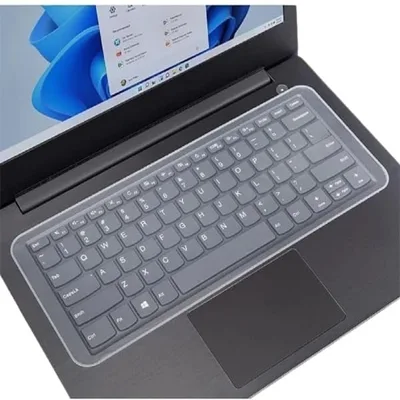 Universal Silicone 15.6 Inch Laptop Keyboard Guard – Transparent Dust Cover Skin