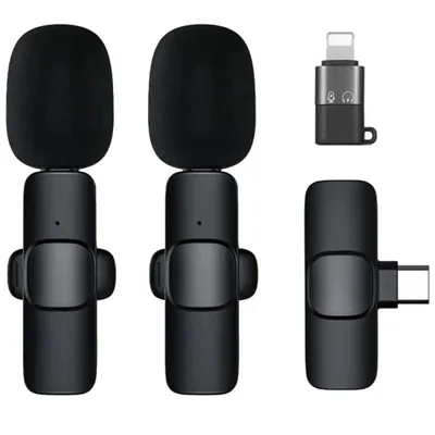  Wireless Microphone for Camera & Phone | Noise-Free Audio for Vloggers, Reels & Interviews