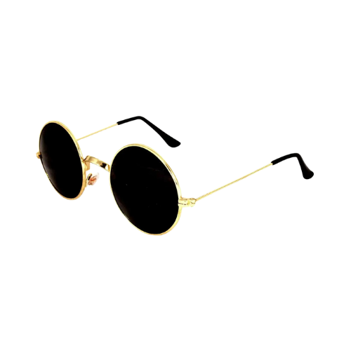 Round Sunglasses For Men & Women Black