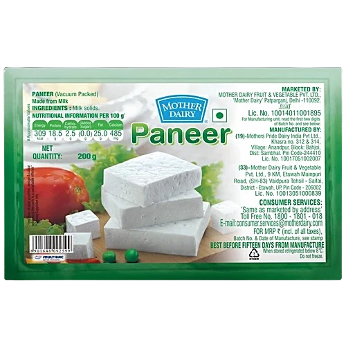 Mother Dairy Paneer