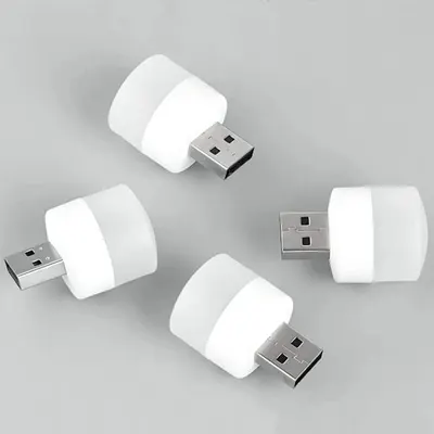  USB Plug and Play Light – 4pcs USB LED Light for Car, Reading, Indoor, Outdoor, Sleep Use