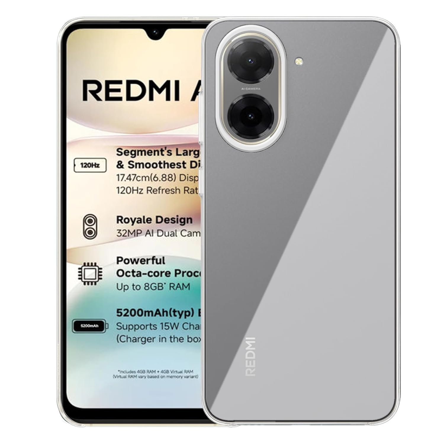 Redmi A5 5G Premium  Back Cover
