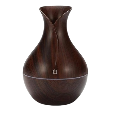 Hardwood Cool Mist, Aroma Air Humidifier for Car, Office, Babies, Home, Room Air Purifier  (Brown)