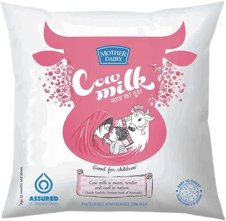 mother dairy cow milk