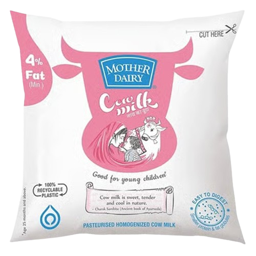 Mother Dairy Cow Milk