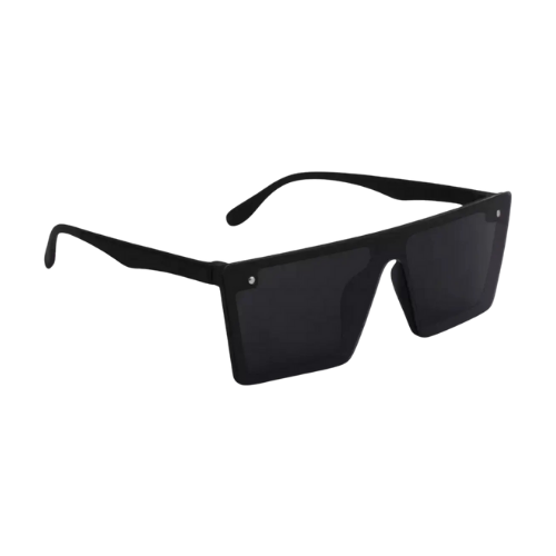 Rectangular Sunglasses (For Men & Women, Black)