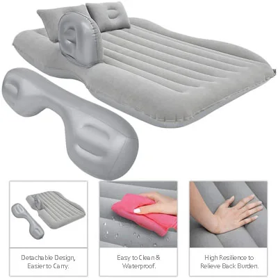 Car Inflatable Bed with Pump & 2 Air Pillow
