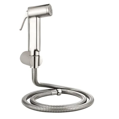  High Pressure Health Faucet with 1m SS Tube & Hook – Chrome Finish