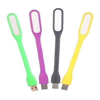 Pack of 4 Portable & Flexible USB LED Lights (Multicolor)